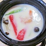 粉寒天を使い～豆乳の冷や茶わん蒸